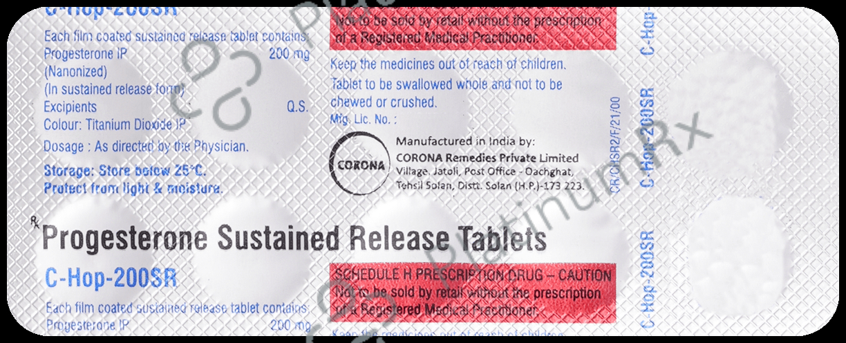 C Hop 200mg Tablet SR 10s