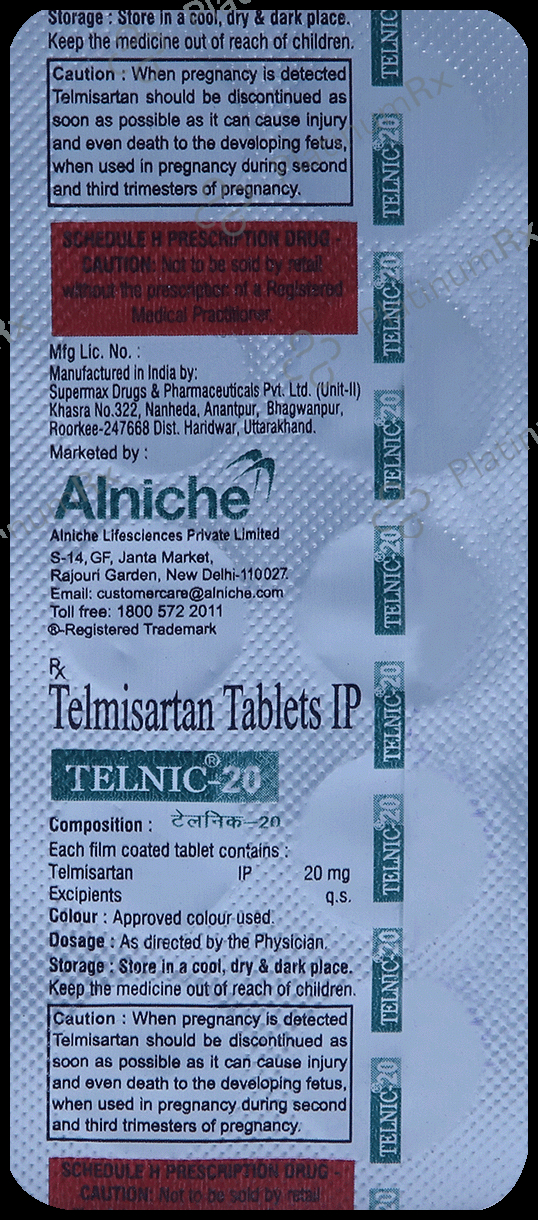 Telnic 20mg Tablet