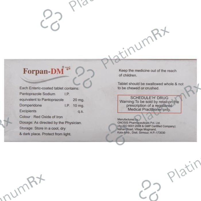 Forpan-DM Tablet