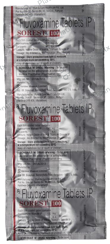 Sorest 100mg Tablet 10s