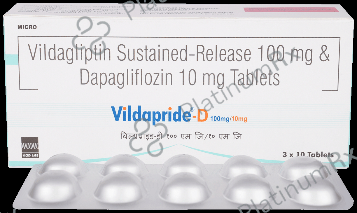 Vildapride D 10/100mg Tablet 10s
