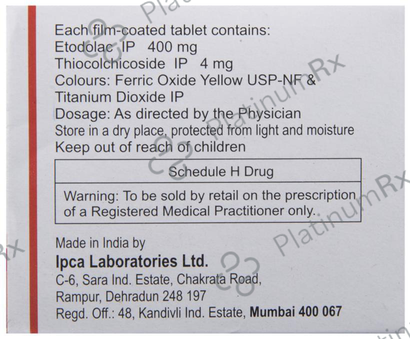 Etova MR 400/4mg Tablet 10s