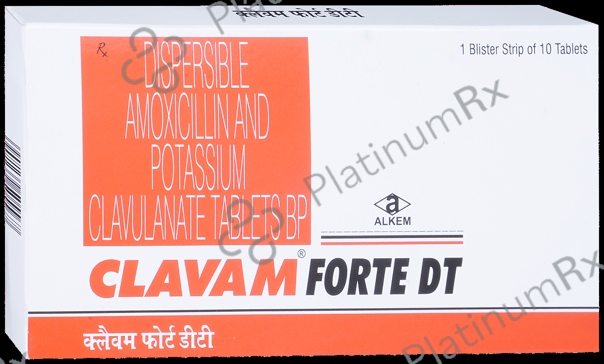 Clavam Forte 400/57mg DT Tablet 10s