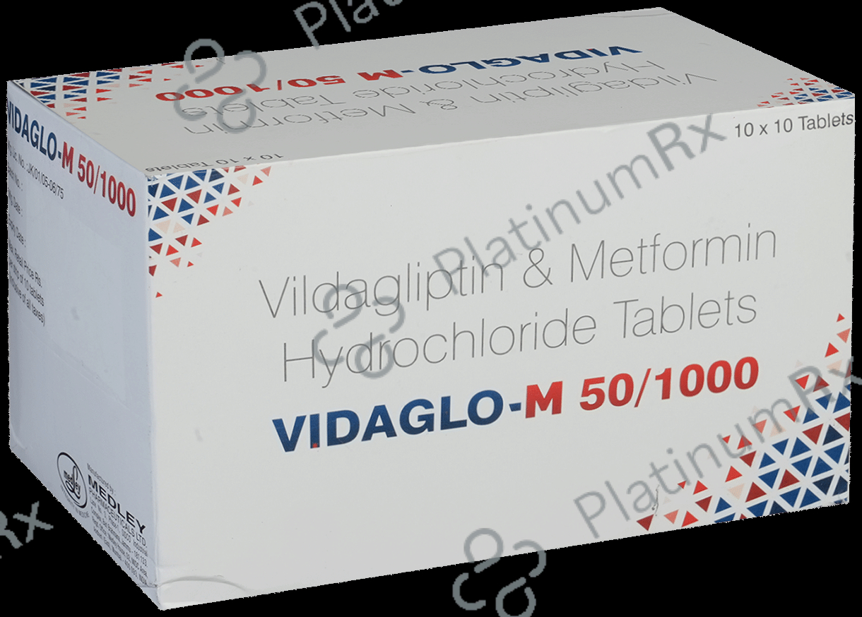 Vidaglo M 50/1000mg Tablet 10s