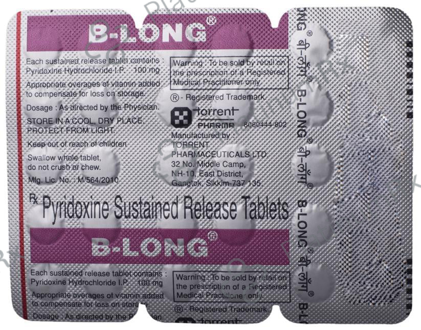 B Long 100mg Tablet SR 30s
