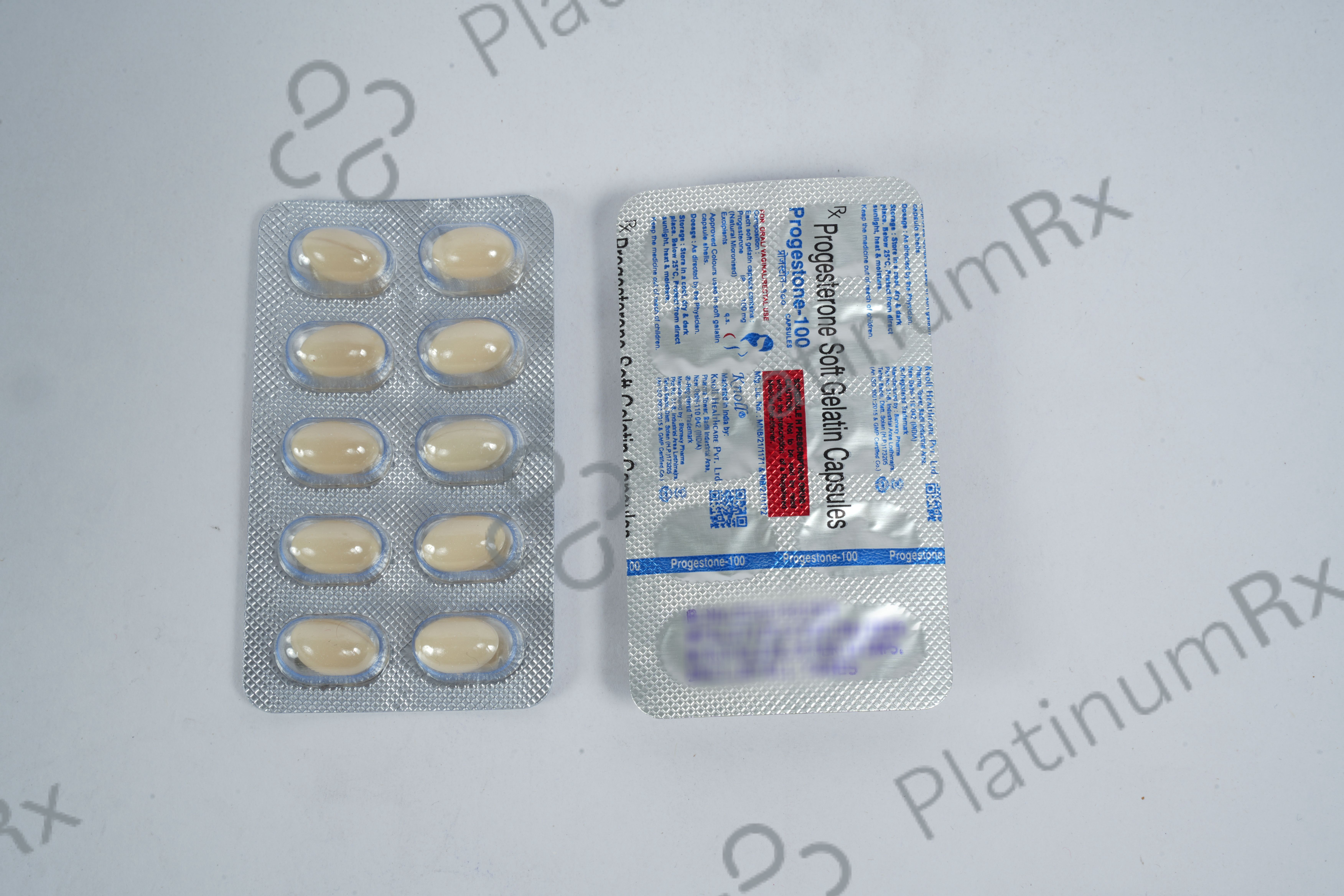 Progestone 100mg Capsule 10s