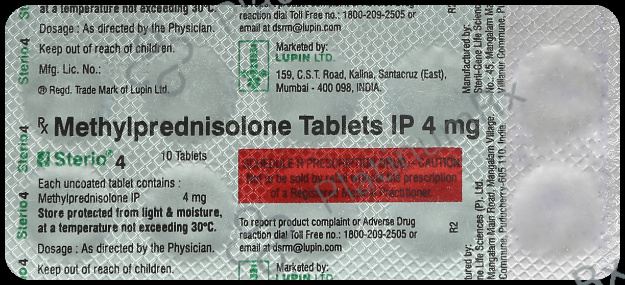Sterio 4mg Tablet