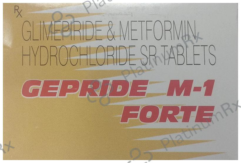 Gepride M 1 Forte 1/1000mg Tablet SR 10s