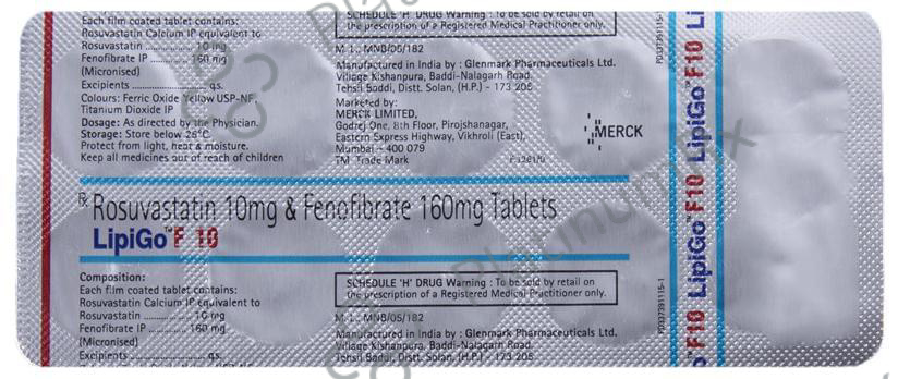 Lipigo F 10/160mg Tablet 10s