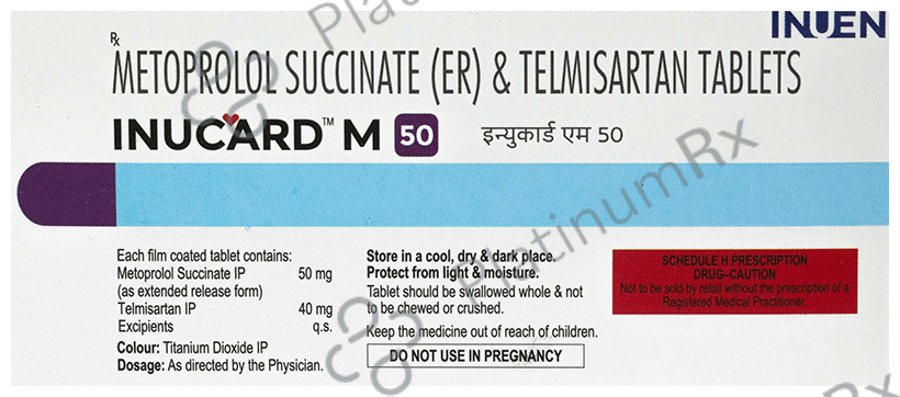 Inucard M 50 Tablet ER