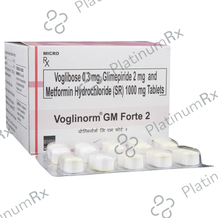 Voglinorm GM Forte 2 Tablet SR 10s
