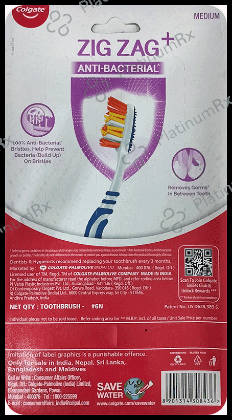 Colgate Bristle Deep Clean Toothbrush Medium