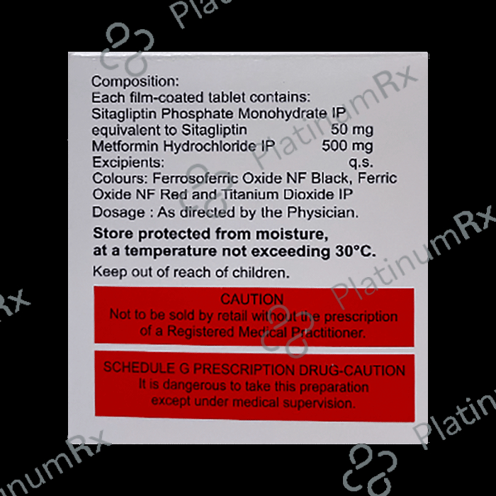 Sitaglo M 500/50mg Tablet 15s