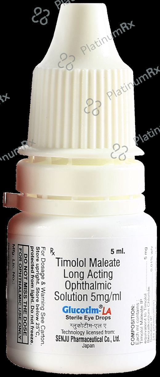 Glucotim LA 0.5% Eye Drop 5ml