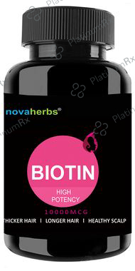 Novaherbs Biotin 10000mcg Veg Capsule