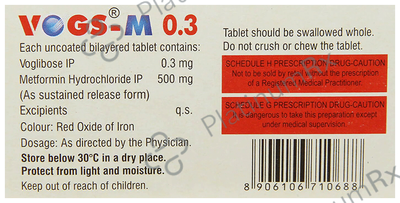 Vogs 0.3mg Tablet 30s