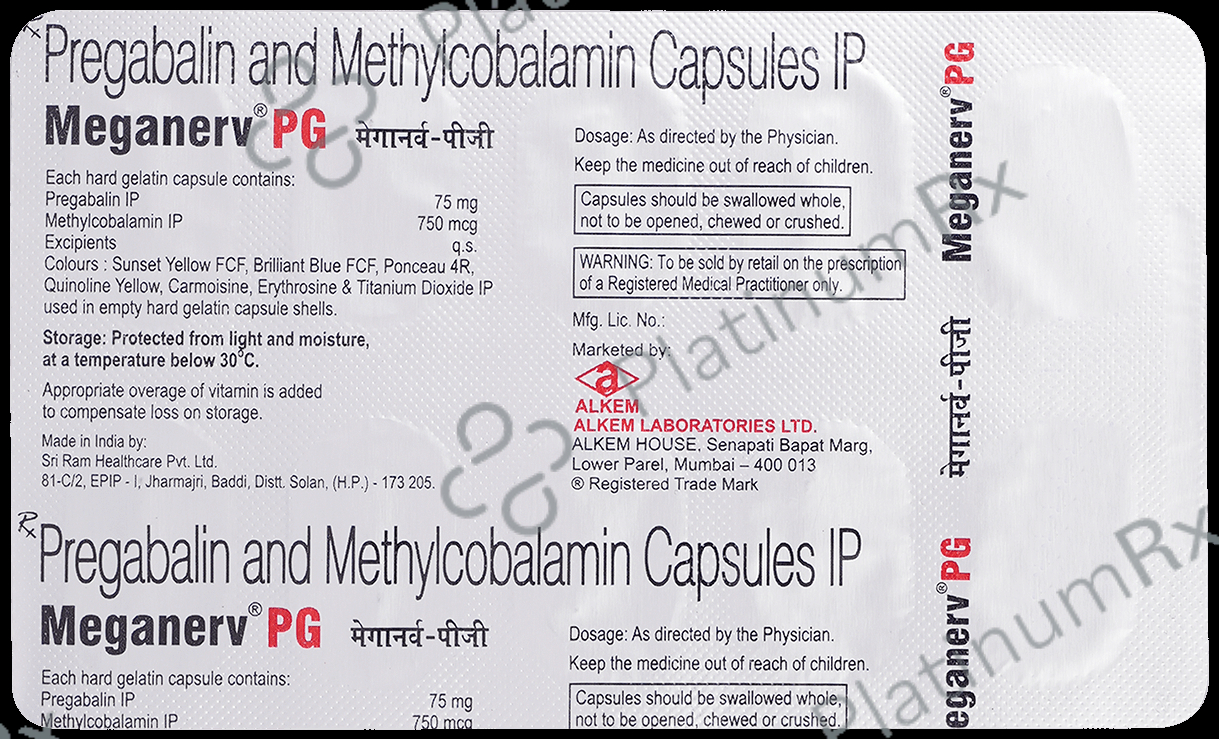 Meganerv PG 750mcg/75mg Capsule