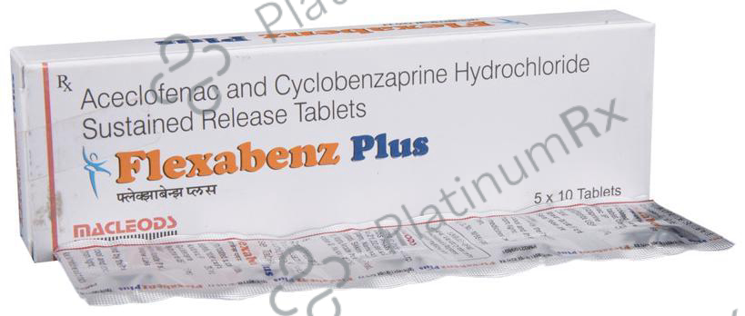 Flexabenz Plus 200/15mg Tablet SR 10s