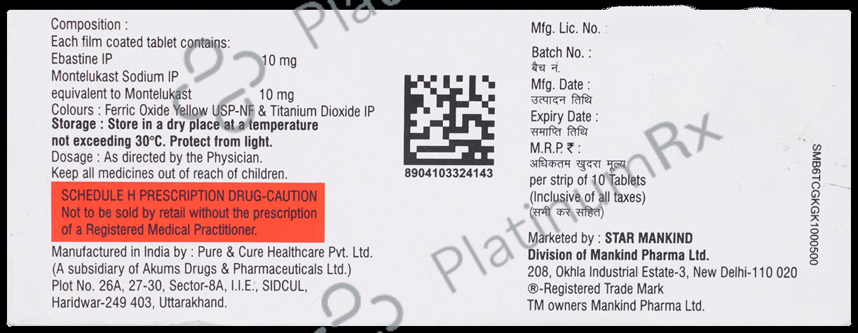 Ebamont Tablet