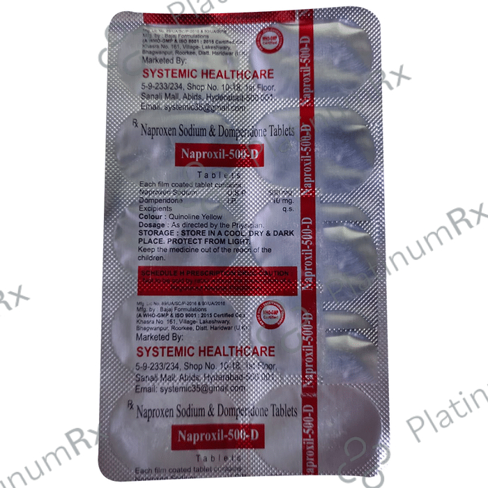 Naproxil 500 D Tablet