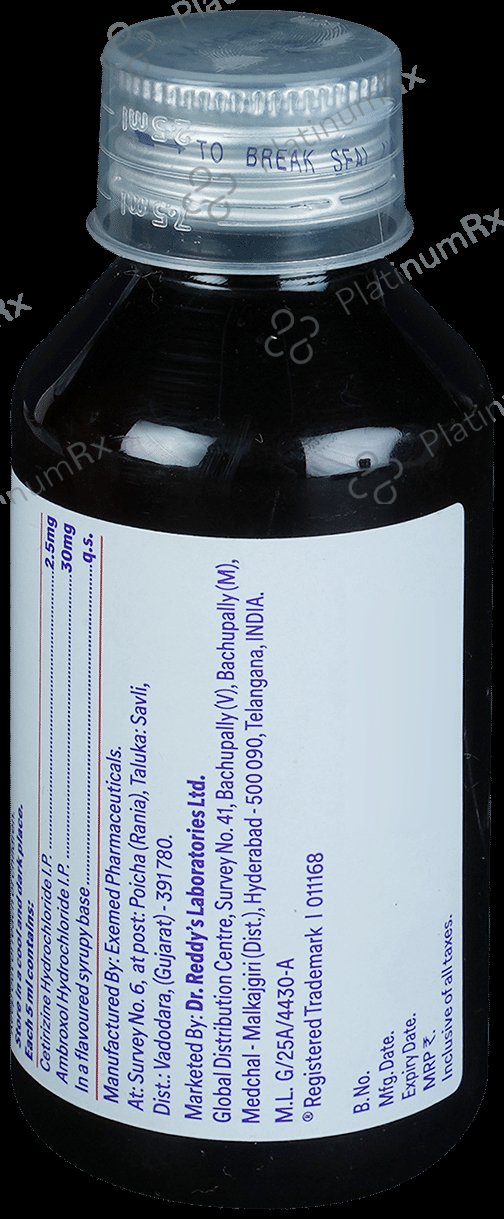 ZyrCold 30/2.5mg Syrup 100ml