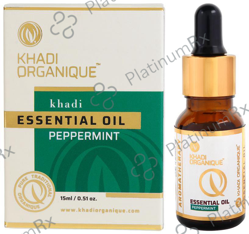 Khadi Organique Peppermint Essential Oil 15ml