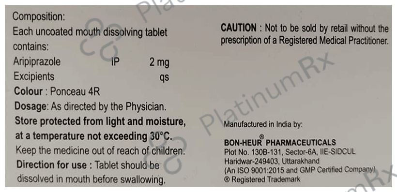 Arpisam 2mg Tablet