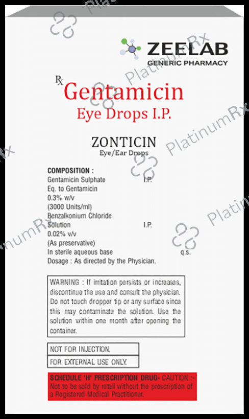 Zonticin Eye/Ear Drop