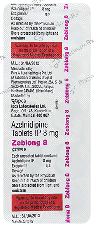 Zeblong 8mg Tablet 10s