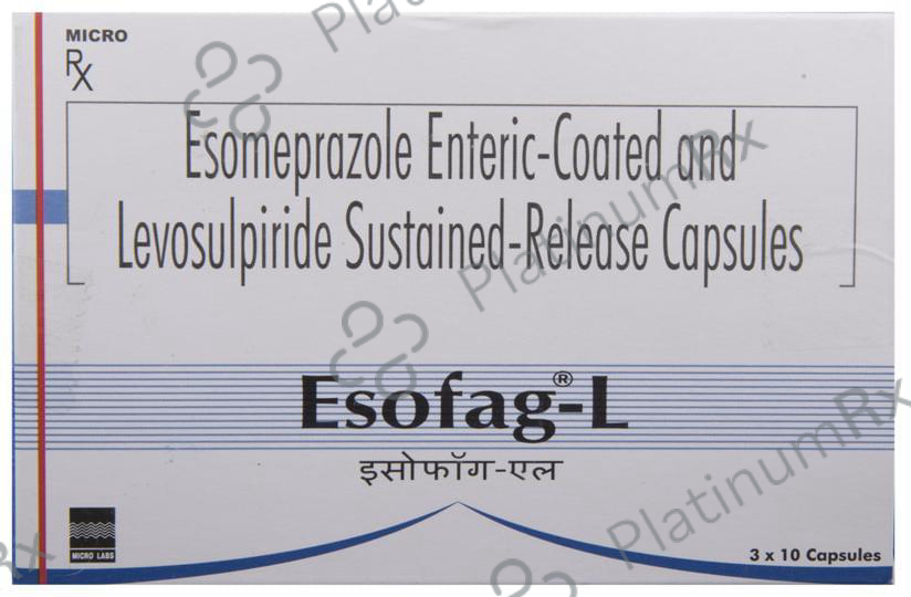 Esofag L 75/40mg Capsule SR 10s