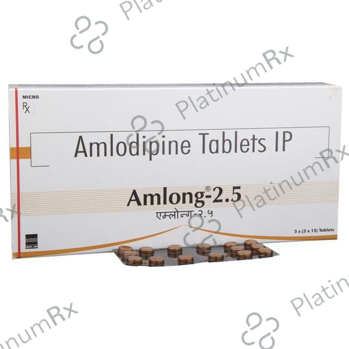 Amlong 2.5mg Tablet 15s