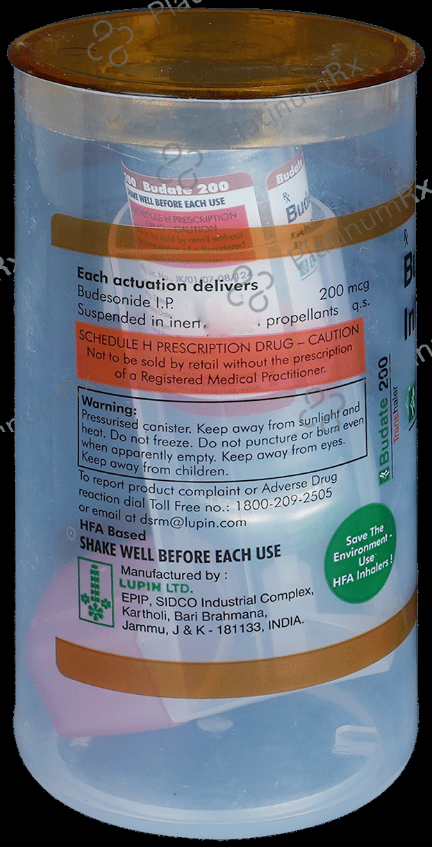 Budate 200mcg Transhaler 200MDI