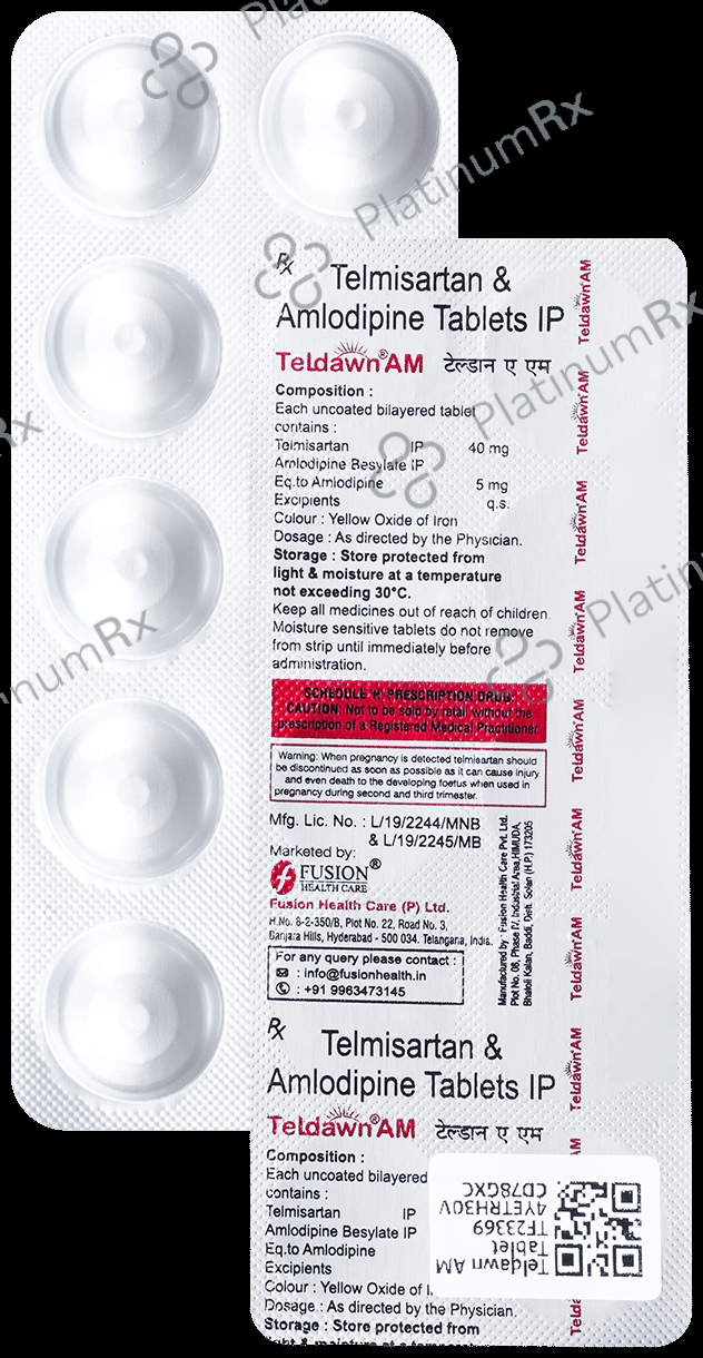 Teldawn AM 5/40mg Tablet 10s