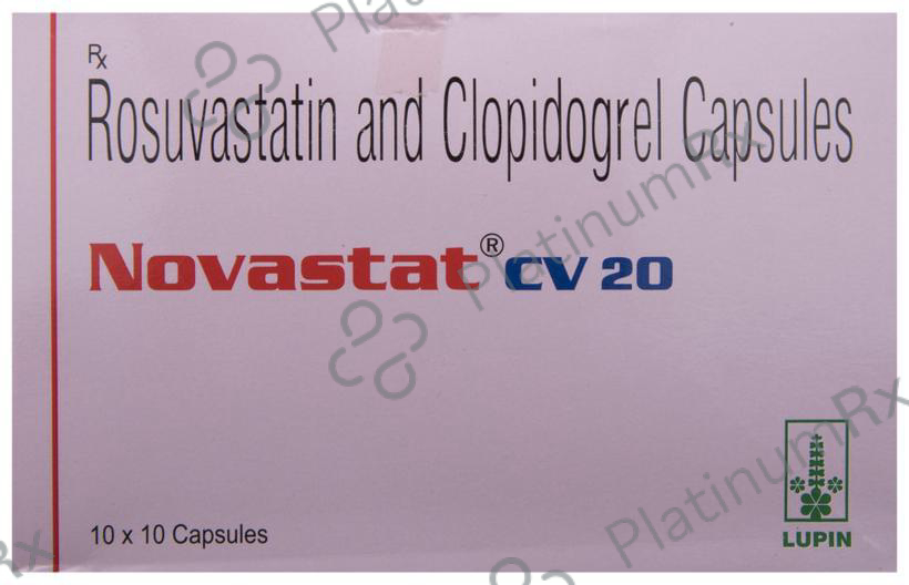 Novastat CV 20/75mg Capsule 10s