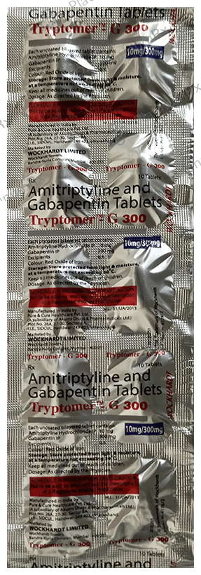 Tryptomer G 300/10mg Tablet 10s