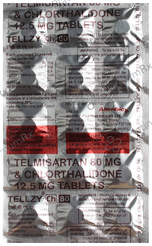 Tellzy CH 12.5/80mg Tablet 15s
