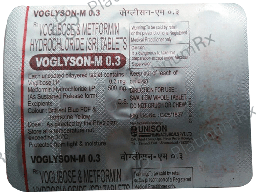 Voglyson-M 0.3 Tablet SR