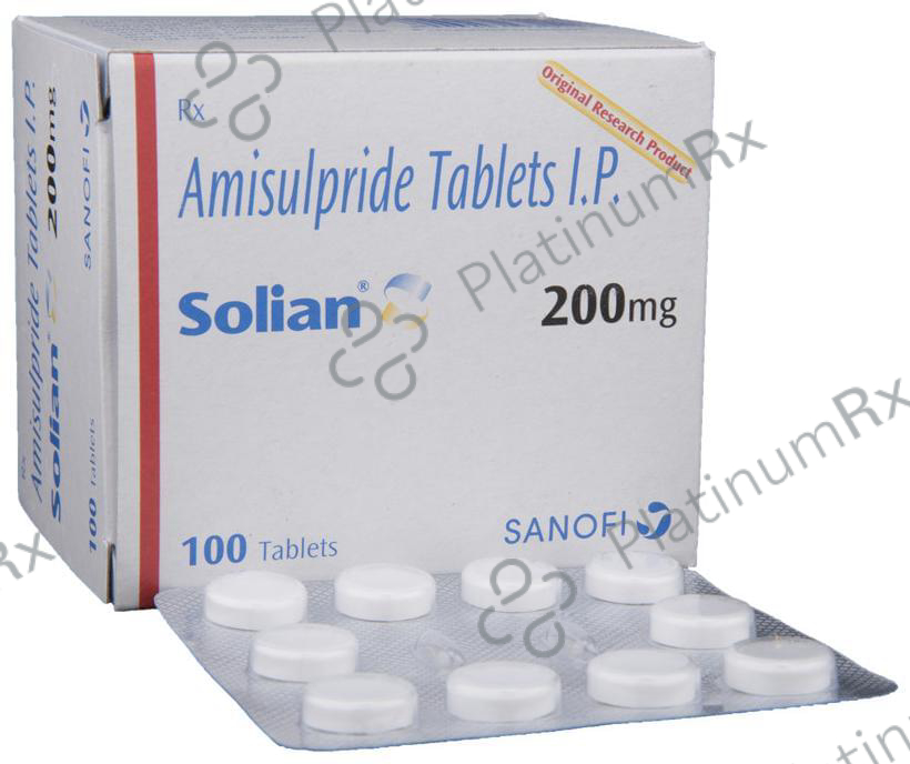 Solian 200mg Tablet 10s