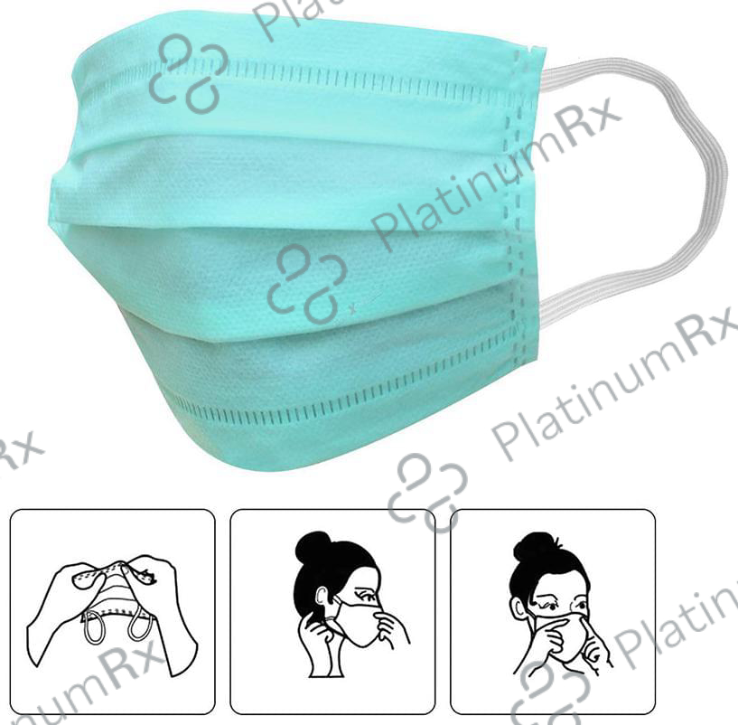 Pivalo PVL3M25 3 Layer Surgical Face Mask Universal