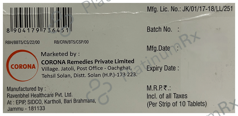Bisobis T 5/40mg Tablet 10s
