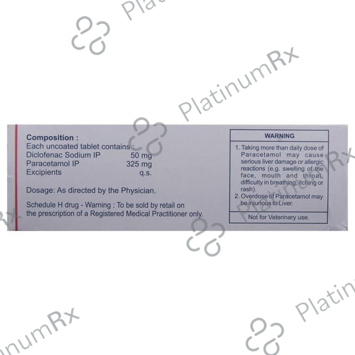 Fenak Plus 50/325mg Tablet 10s
