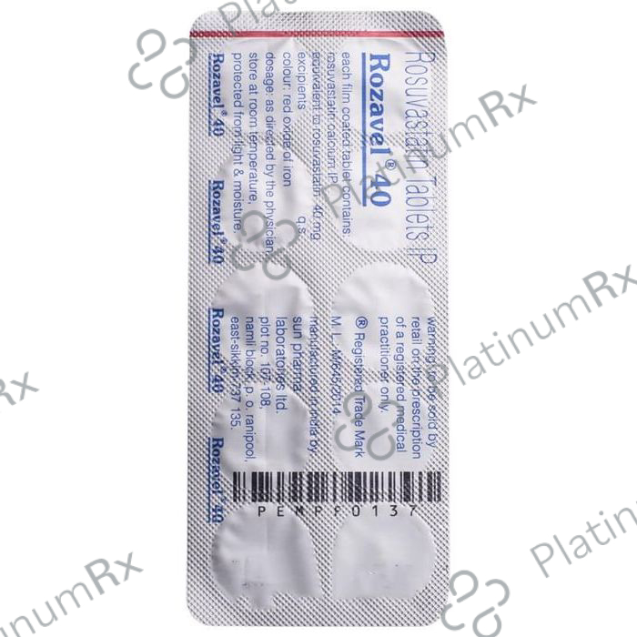 Rozavel 40mg Tablet 10s