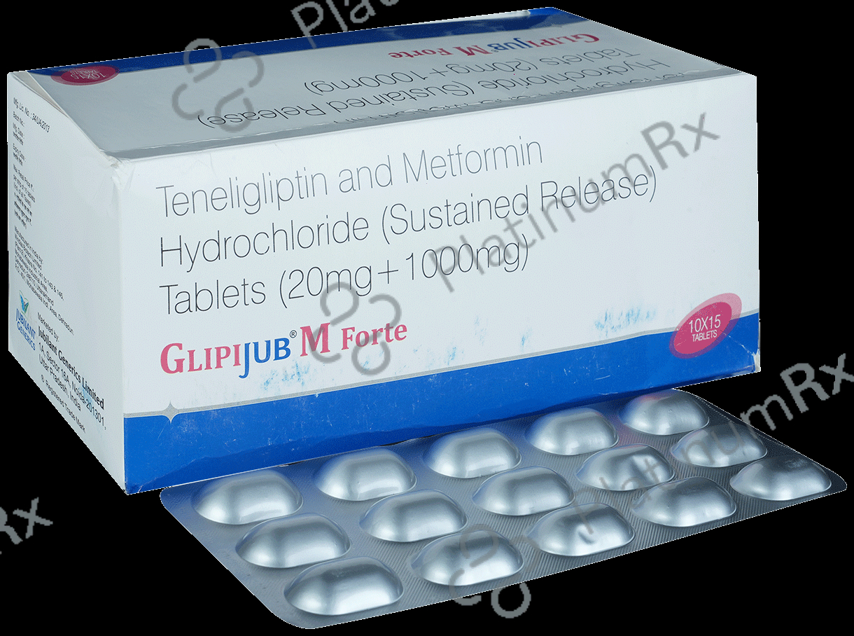Glipijub M Forte 1000/20mg Tablet SR 15s