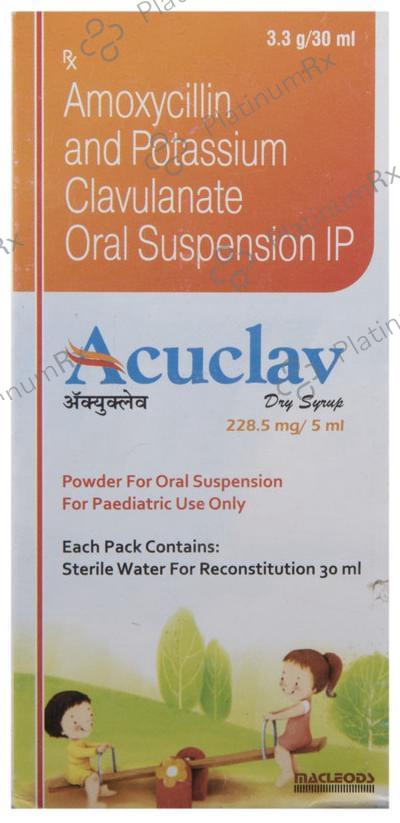 Acuclav 228.5mg Dry Syrup