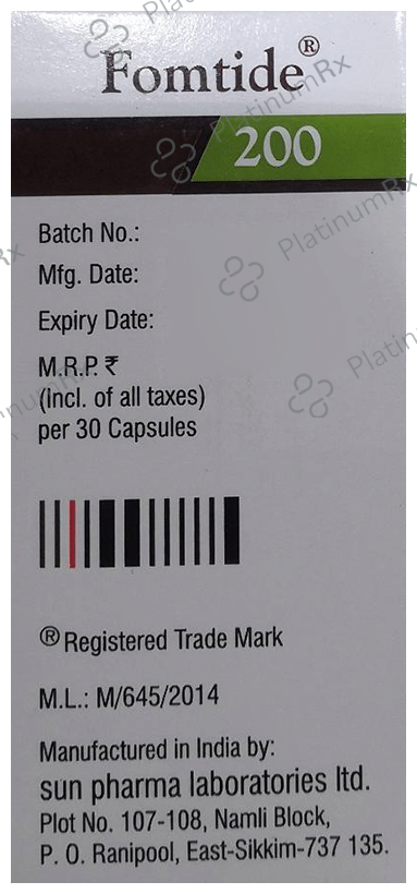 Fomtide 200/50mcg Capsule 30s
