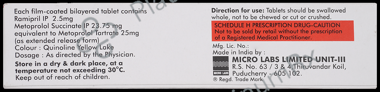 Hopace MT 25/2.5mg Tablet 7s