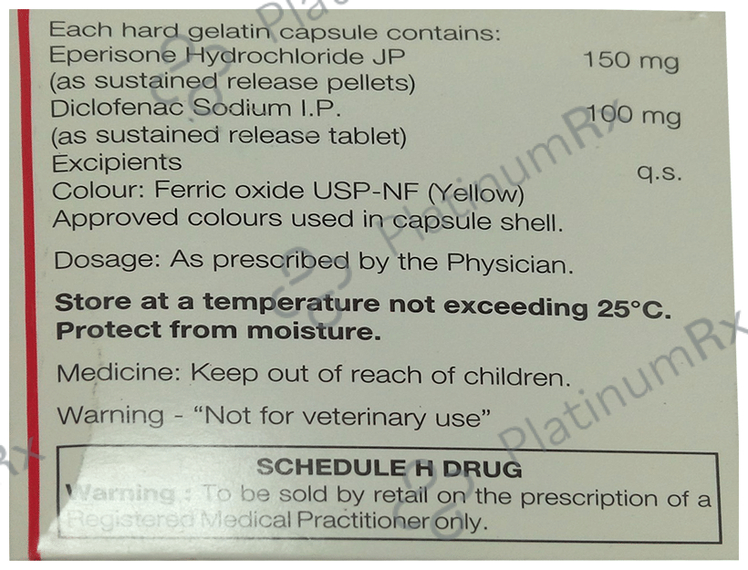 Rapisone DSR 100/150mg Capsule 5s