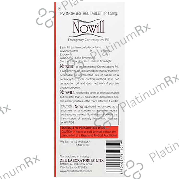 Nowill 1.5mg Tablet