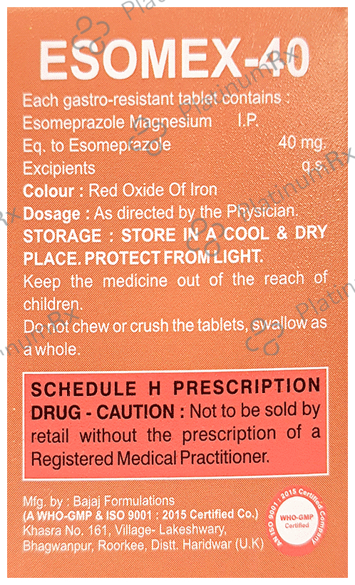 Esomex 40 Tablet