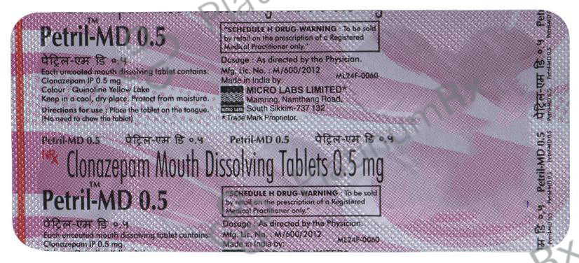 Petril-MD 0.5 Tablet 10 Tablet MD